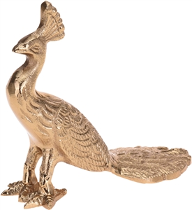 Peacock Aluminium Gold Ornament