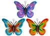 3asst Metal Butterfly Decoration