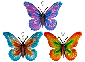 3asst Metal Butterfly Decoration
