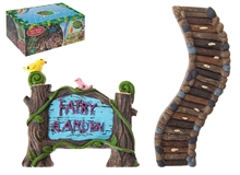 Secret Fairy Garden Sign And Path 15cm