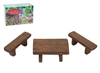 Secret Fairy Garden Table And Bench Set Set