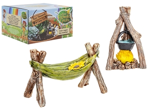 Secret Fairy Garden Hammock And Campfire