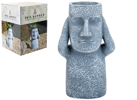 12" Easter Island Hear No Evil Statue