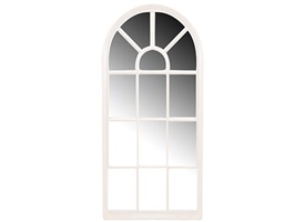 Garden Mirror Arch - White 69.5cm