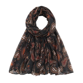 (20% OFF MAY-HEM SALE) 3asst  Soft Scarf  With Printed Design - Paisley