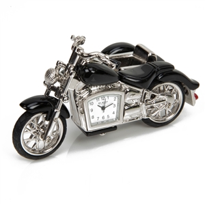 Bike With Sidecar Minature Clock