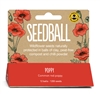 Poppy - Seedballs Hanging Pack (12 Balls, 600 Seeds)