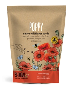 Seedballs Large Grab Bag (100 Balls) - Poppy