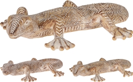 2asst  Large Lizard Ornament 28cm