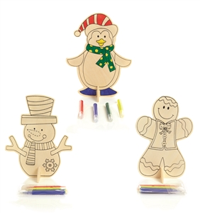 DIY Childrens Craft Your Own Christmas Decorative Ornament 3 Assorted Priced Individually