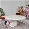 Ceramic Snowman 6-Inch Display Stand 17cm