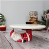 Ceramic Snowman 6-Inch Display Stand 17cm