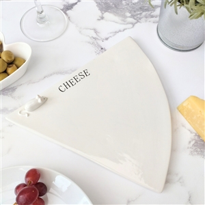 Ceramic Cheese Plate with Mouse - Wedge 22cm