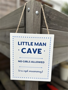 Little Man Cave Sign