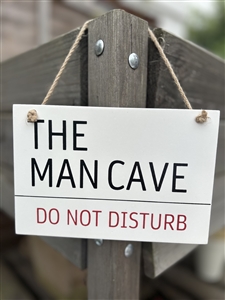 Man Cave' Street Sign Themed Plaque