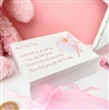 Tooth Fairy MDF Box with Organza Tooth Bag - Pink