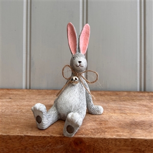 Laidback Resin Rabbit Figurine 12cm - Natural