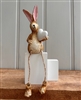 Dangly Leg Shelf Sitting Rabbit Decoration 18cm