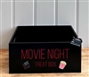 Large Size Movie Night Treat Box - Black