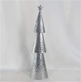 DUE AUGUST - Medium Metal Tree Ornament 48cm - Premium Silver