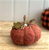 Small Fabric Pumpkin 10cm - Orange