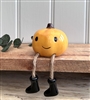 Ceramic Dangly Legged Ornament - Pumpkin