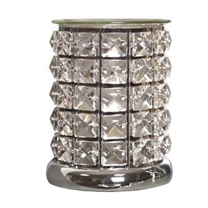 Crystal Touch Sensitive Aroma Lamp Silver