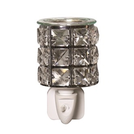 15W Plug-In Wax Melter with Crystals 12cm