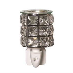 15W Plug-In Wax Melter with Crystals 12cm