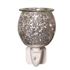 DUE EARLY JUNE 15W Plug-In Wax Melter with Glitter Stars 12cm