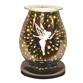 40W Electric Touch 3D Glass Aroma Lamp - Fairy 16cm
