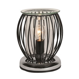 DISPATCH FROM 14TH MAY 40W Electric Industrial Framework Aroma Lamp - Black