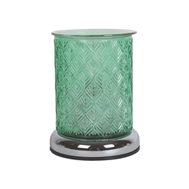 Leaf Touch Aroma Lamp - Light Green 16cm