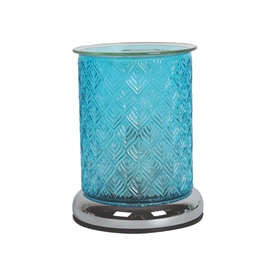 Leaf Touch Aroma Lamp - Teal 16cm