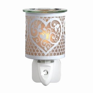 DUE MAY 15W Plug-In 3D Wax Melter  - White Heart