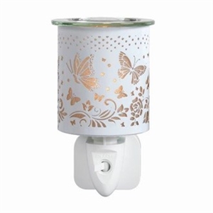 DUE MAY 15W Plug-In 3D Wax Melter  - White Butterfly