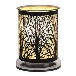 Black 25W Touch Sensitive Aroma Lamp - Forest 17cm
