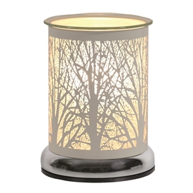 White 25W Touch Sensitive Aroma Lamp - Forest 17cm