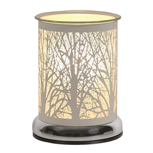 White 25W Touch Sensitive Aroma Lamp - Forest 17cm