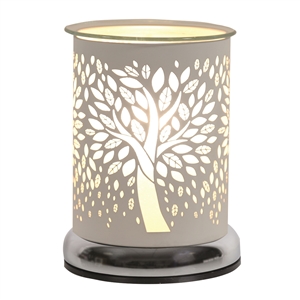 White 25W Touch Sensitive Aroma Lamp - Tree Of Life 17cm