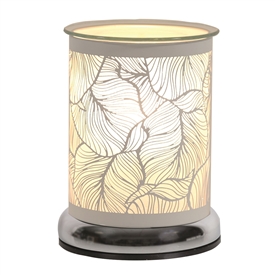 White 25W Touch Sensitive Aroma Lamp - Botanical 17cm