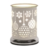 White 25W Touch Sensitive Aroma Lamp - Baubles 17cm