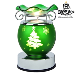 Christmas Electric Melt Burner 15cm – Green Tree