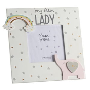 Hey Little Lady Elephant Frame 19cm