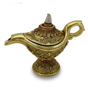 Magic Lamp Backflow Incense Burner 14cm