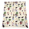 Jolly Rogers Pirate Canvas Drawstring Bag 42cm