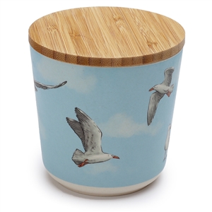 Seagull Small Bamboo Storage Jar