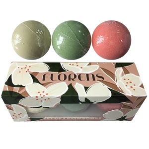 Set Of 3 Florens Jasminum Bath Bombs