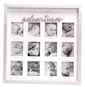 Baby First 12 Month Adventure Photo Frame