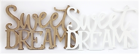 2asst Sweet Dreams Plaque 45cm
